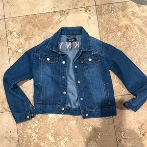 DKNY girls Denim jacket size 6